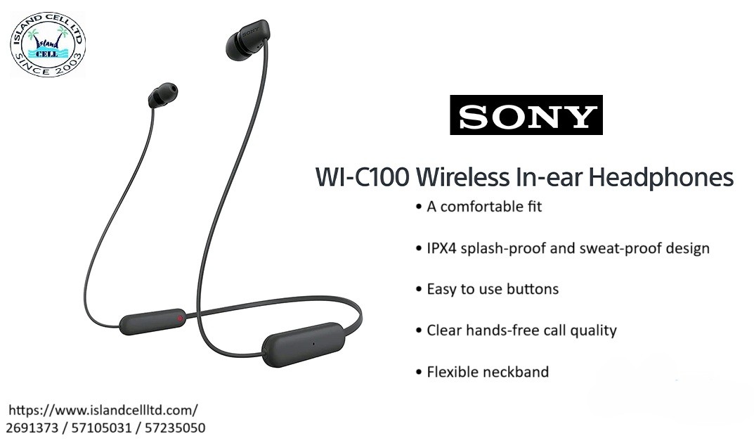 Sony WI-C100 wireless in-ear headphone